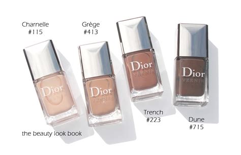 Dior Vernis: Nudes in Charnelle, Grège, Trench and .